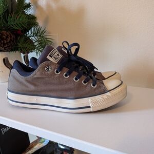 Converse All Star Street Low Top Sneakers - Charcoal Grey & Navy